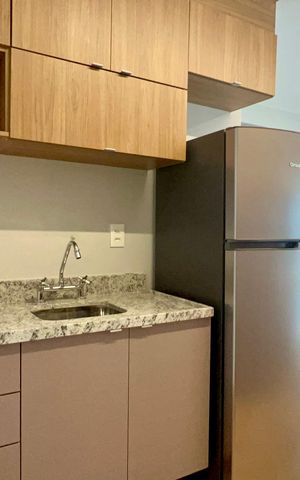 Studio para alugar com 26m², 1 quarto e sem vaga Studio para alugar com 26m², 1 quarto e sem vagaCozinha