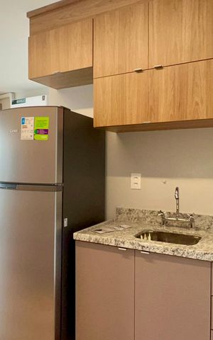 Studio à venda com 26m², 1 quarto e sem vaga Studio à venda com 26m², 1 quarto e sem vagaCozinha