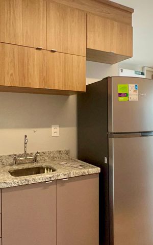 Studio para alugar com 26m², 1 quarto e sem vaga Studio para alugar com 26m², 1 quarto e sem vagaCozinha