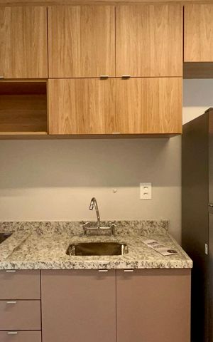 Studio para alugar com 26m², 1 quarto e sem vaga Studio para alugar com 26m², 1 quarto e sem vagaCozinha