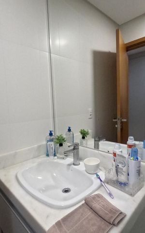 Apartamento para alugar com 128m², 3 quartos e 2 vagasBanheira da Suíte 2