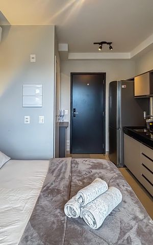 Studio à venda com 18m², 1 quarto e sem vaga