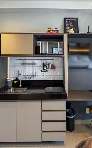 Studio à venda com 18m², 1 quarto e sem vaga