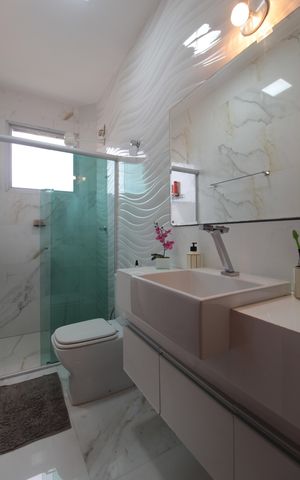 Apartamento à venda com 146m², 3 quartos e 4 vagasBanheiro Social