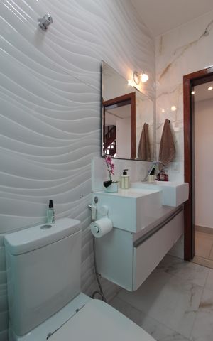 Apartamento à venda com 146m², 3 quartos e 4 vagasBanheiro Social