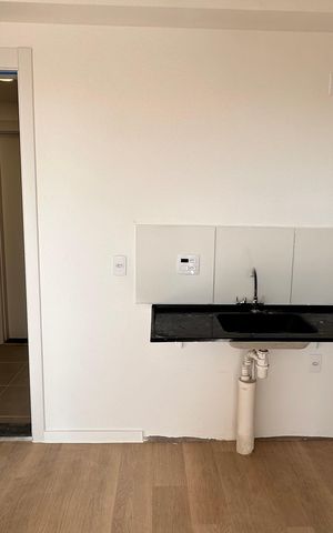Studio à venda com 34m², 2 quartos e sem vaga Studio à venda com 34m², 2 quartos e sem vagaSala/cozinha