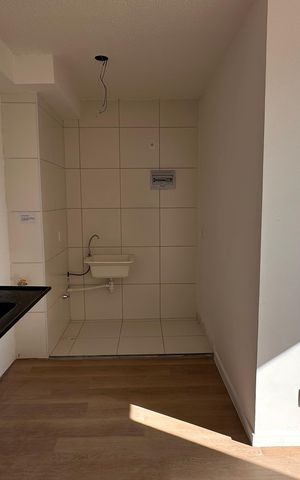 Studio à venda com 34m², 2 quartos e sem vaga Studio à venda com 34m², 2 quartos e sem vagaSala/cozinha