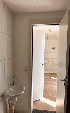 Studio à venda com 34m², 2 quartos e sem vaga Studio à venda com 34m², 2 quartos e sem vagaBanheiro social