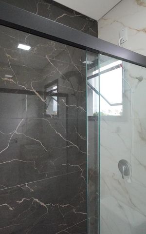 Casa para alugar com 120m², 2 quartos e 2 vagasBanheiro da Suíte 1