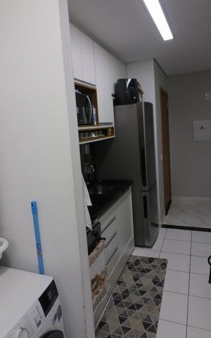 Apartamento à venda com 46m², 2 quartos e 1 vagaCozinha e Área de Serviço