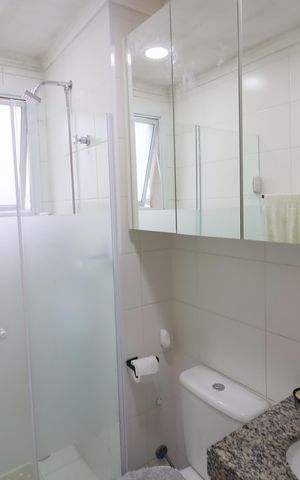 Apartamento à venda com 46m², 2 quartos e 1 vagaBanheiro