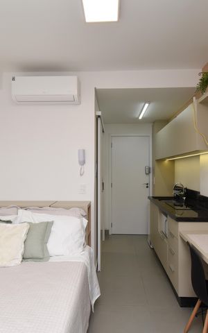 Studio à venda com 21m², 1 quarto e sem vagaStudio