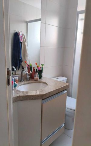 Apartamento à venda com 57m², 2 quartos e 1 vagaBanheiro