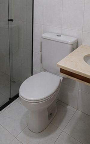 Studio para alugar com 32m², 1 quarto e sem vaga Studio para alugar com 32m², 1 quarto e sem vagaBanheiro