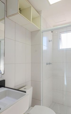 Apartamento à venda com 49m², 2 quartos e 1 vaga Apartamento à venda com 49m², 2 quartos e 1 vagaBanheiro