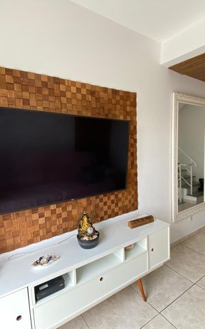 Casa para alugar com 104m², 2 quartos e 2 vagasSala
