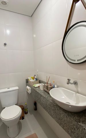 Casa para alugar com 104m², 2 quartos e 2 vagasLavabo