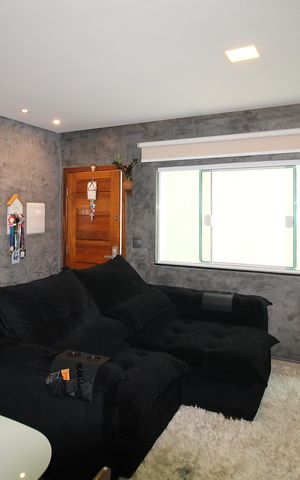 Casa à venda com 75m², 2 quartos e 1 vagaSala / Cozinha