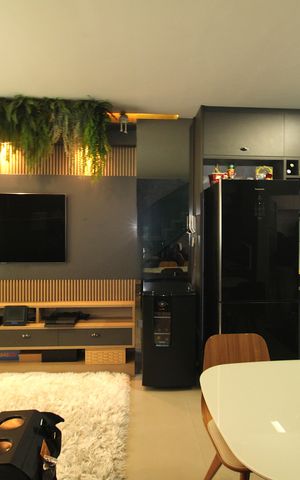 Casa à venda com 75m², 2 quartos e 1 vagaSala / Cozinha
