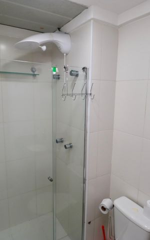 Apartamento para alugar com 52m², 1 quarto e 1 vaga Apartamento para alugar com 52m², 1 quarto e 1 vagaBanheiro