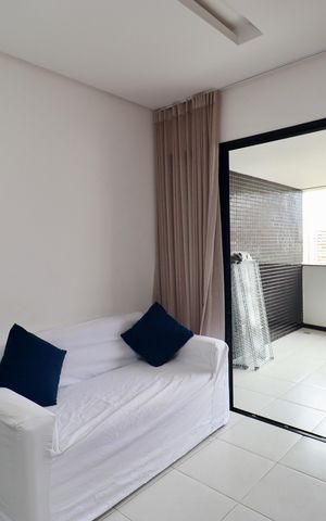 Apartamento para alugar com 52m², 1 quarto e 1 vaga Apartamento para alugar com 52m², 1 quarto e 1 vagaSala