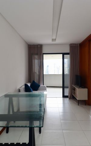 Apartamento para alugar com 52m², 1 quarto e 1 vaga Apartamento para alugar com 52m², 1 quarto e 1 vagaSala