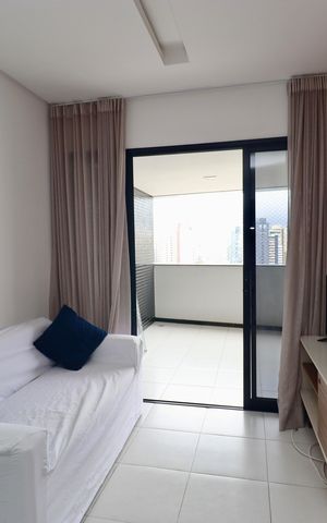 Apartamento para alugar com 52m², 1 quarto e 1 vaga Apartamento para alugar com 52m², 1 quarto e 1 vagaSala