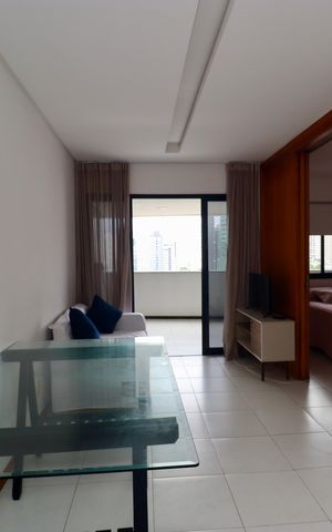 Apartamento para alugar com 52m², 1 quarto e 1 vaga Apartamento para alugar com 52m², 1 quarto e 1 vagaSala