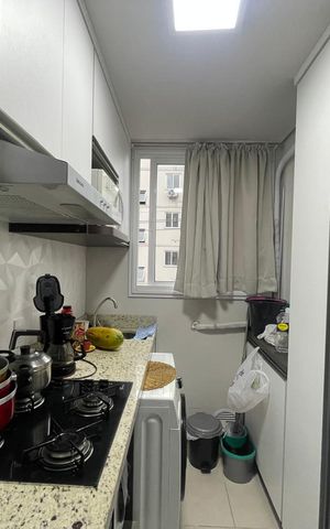 Apartamento à venda com 47m², 2 quartos e 1 vaga