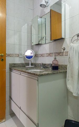 Apartamento à venda com 89m², 3 quartos e 2 vagas Apartamento à venda com 89m², 3 quartos e 2 vagasBanheiro da Suíte