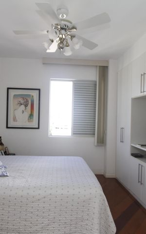 Apartamento à venda com 77m², 2 quartos e 3 vagasQuarto 2 - Suíte