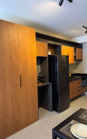 Apartamento para alugar com 25m², 1 quarto e sem vaga Apartamento para alugar com 25m², 1 quarto e sem vagaCozinha