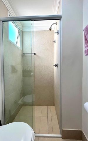 Apartamento à venda com 98m², 2 quartos e 2 vagas Apartamento à venda com 98m², 2 quartos e 2 vagasBanheiro da Suíte 1