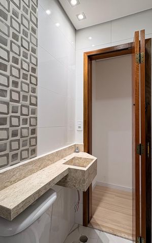Casa à venda com 110m², 2 quartos e 2 vagas Casa à venda com 110m², 2 quartos e 2 vagasBanheiro da Suíte 1