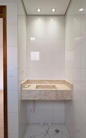 Casa à venda com 110m², 2 quartos e 2 vagas Casa à venda com 110m², 2 quartos e 2 vagasBanheiro da Suíte 2