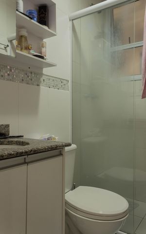Apartamento para alugar com 60m², 3 quartos e 1 vaga Apartamento para alugar com 60m², 3 quartos e 1 vagaBanheiro