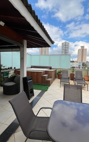 Apartamento à venda com 145m², 3 quartos e 3 vagas Apartamento à venda com 145m², 3 quartos e 3 vagasÁrea comum - Churrasqueira