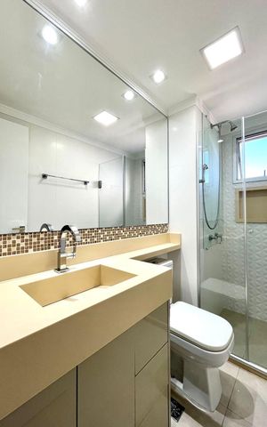 Apartamento à venda com 60m², 2 quartos e 1 vaga Apartamento à venda com 60m², 2 quartos e 1 vagaBanheiro