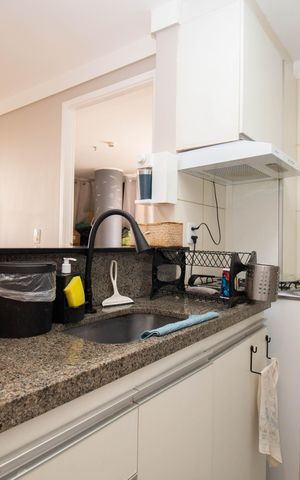 Apartamento para alugar com 40m², 1 quarto e 1 vaga Apartamento para alugar com 40m², 1 quarto e 1 vagaCozinha e Área de Serviço