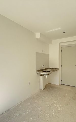 Apartamento à venda com 28m², 1 quarto e sem vaga Apartamento à venda com 28m², 1 quarto e sem vagaSala/Cozinha