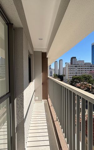 Apartamento à venda com 28m², 1 quarto e sem vaga Apartamento à venda com 28m², 1 quarto e sem vagaVaranda