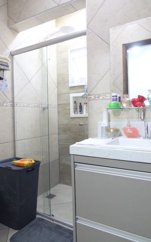 Casa para alugar com 125m², 2 quartos e 2 vagasBanheiro