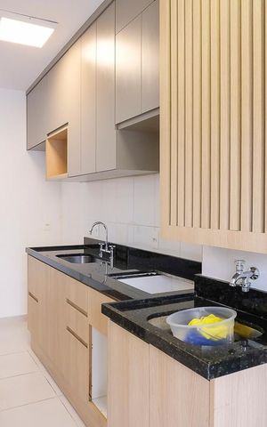 Apartamento à venda com 63m², 2 quartos e 2 vagasÁrea de serviço