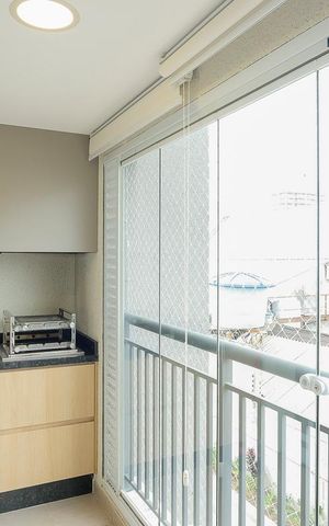 Apartamento à venda com 63m², 2 quartos e 2 vagasVaranda gourmet