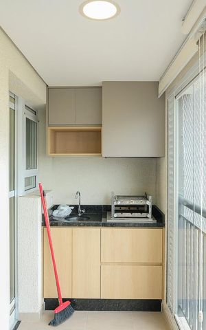 Apartamento à venda com 63m², 2 quartos e 2 vagasVaranda gourmet