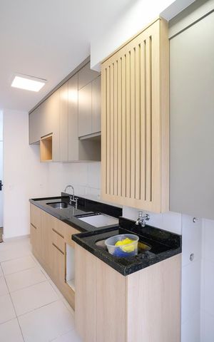 Apartamento à venda com 63m², 2 quartos e 2 vagasÁrea de serviço