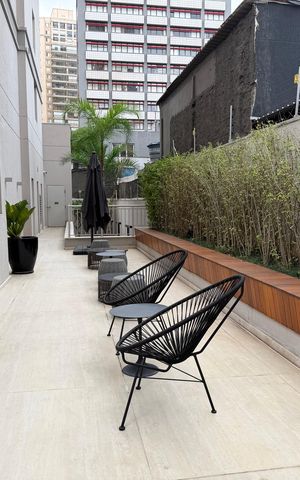 Studio para alugar com 33m², 1 quarto e sem vaga