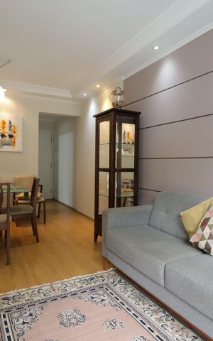 Apartamento à venda com 69m², 3 quartos e 2 vagasSala