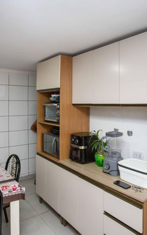 Casa à venda com 90m², 2 quartos e 1 vagaCozinha