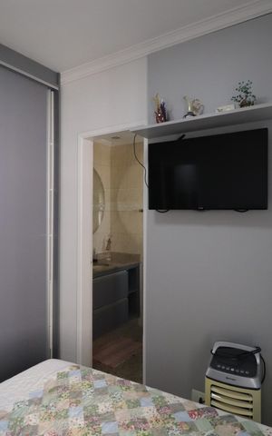 Apartamento à venda com 80m², 3 quartos e 2 vagasQuarto 1 - Suíte